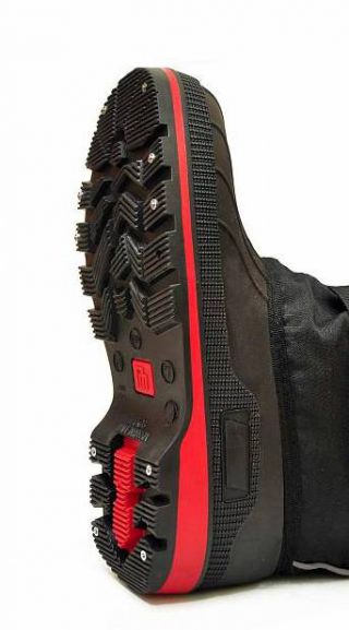Сапоги (бахилы) Nordman New Red высокие на шнуровке с многослойным вкладышем ткань Cordura черные
