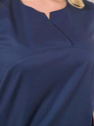 Блуза ИРИДА (М-281) тк.Элит-стрейч, цв черника