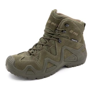 ботинки тактические ТРЕКИНГ E-PRO Special Mid KEVLAR цв.range green)