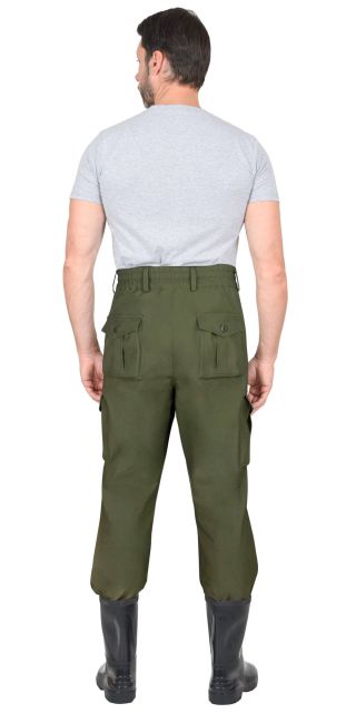 Брюки ГЕО, тк.палатка 260 гр/м.кв, цв.хаки