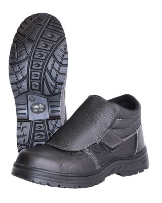 Ботинки СВАРЩИКА ТИТАН, кожа, ПКП подносок, Нитрил