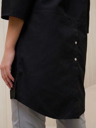 Блуза ИРИДА (М-245), тк.Тиси, цв.графит