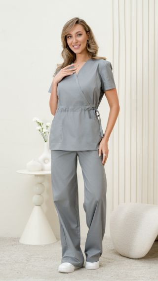 Костюм ИРИДА (М-122), тк.вискоза/стрейч, цв.графит