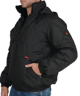 Куртка 'ПРАГА' мужская, с капюшоном, черный