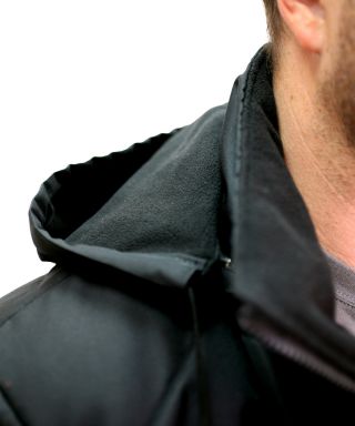 Куртка 'ПРАГА' мужская, с капюшоном, черный