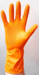 Перчатки 'ЛОТОС' технические резиновые с ворсовой подложкой