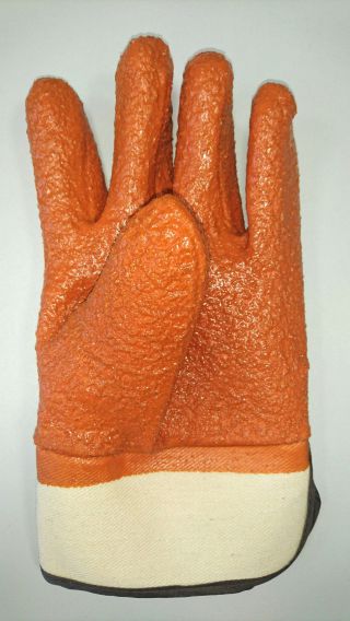 Перчатки морозонефтемаслостойкие (манжет-крага) с крошкой