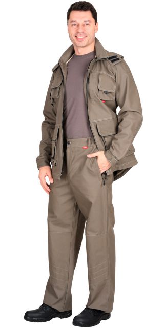 Костюм 'МИЧИГАН-2' куртка, брюки (тк. Canvas) темный песок