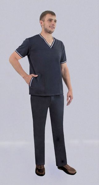 Костюм ЛИГА (Т-236) мужской, цв.т.синий