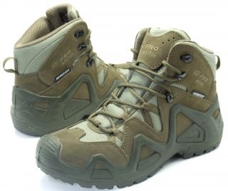 Ботинки тактические E-PRO Special Mid KEVLAR (range green) утеплённые