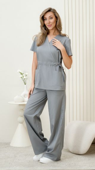 Костюм ИРИДА (М-122), тк.вискоза/стрейч, цв.графит